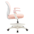 Otočná stolička, ružová/biela, TREXA