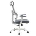 Kancelárske kreslo, sivá/chróm, BYRON