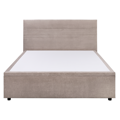 Posteľ s úložným priestorom, 160x200, béžová, RUNOL