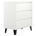 Komoda, biela, BOGAN NEW 3S70