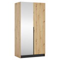 Korpus skrine 100, vešiakový, dub artisan, KREO