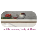 Skrinka dolná rohová, biely vysoký lesk HG, LINE WHITE