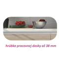 Skrinka dolná rohová, dub sonoma, LINE