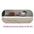 Skrinka dolná s troma zásuvkami, dub sonoma, LINE