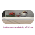 Skrinka dolná trojzásuvková, dub sonoma, LINE