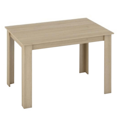 Jedálenský stôl 120x80, DTD laminovaná/ABS hrany, Dub sonoma, KRAZ