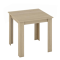 Jedálenský stôl 80x80, DTD laminovaná/ABS hrany, Dub sonoma, KRAZ