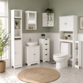 Skrinka nad WC, biela, ATENE TYP 5