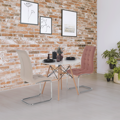 Jedálenský stôl, biela/buk, priemer 90 cm, GAMIN 2 NEW 90