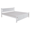 Posteľ, borovicové drevo/biela, 180x200, LUCAS NEW