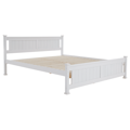 Posteľ, borovicové drevo/biela, 180x200, LUCAS NEW