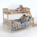 Poschodová rozložiteľná posteľ, prírodná borovica, LUINI