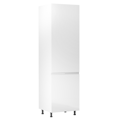 Skrinka na chladničku, biela/biela extra vysoký lesk, pravá, AURORA D60ZL