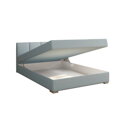 Boxpringová posteľ 140x200, mentolová, RIANA KOMFORT