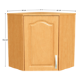 Horná skrinka, jelša, ľavá, LORA MDF NEW KLASIK W60/60