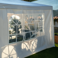 Záhradný párty stan, biela, 3x3 m, TEKNO TYP 1