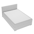 Boxpringová posteľ 120x200, svetlosivá, FERATA KOMFORT