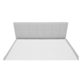 Boxpringová posteľ 140x200, svetlosivá, FERATA KOMFORT