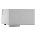 Boxpringová posteľ 140x200, svetlosivá, FERATA KOMFORT