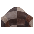 Dizajnové kreslo, patchwork/buk, TERST