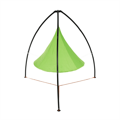 Závesné hojdacie kreslo, zelená, KLORIN NEW BIG SIZE CACOON HAMMOCK