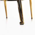 Kreslo v štýle Art-deco, ružová Velvet látka/gold chróm-zlatý, NOBLIN