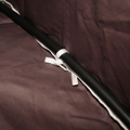 Závesné hojdacie kreslo, sivohnedá TAUPE, KLORIN NEW TYP 2 BIG SIZE CACOON HAMMOCK