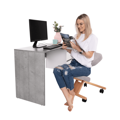 Ergonomická kľakačka, sivohnedá Taupe/buk, FLONET