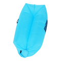 Nafukovací sedací vak/lazy bag, modrá, LEBAG