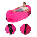Nafukovací sedací vak/lazy bag, ružová, LEBAG