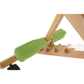 Ergonomická kľakačka, zelená/buk, GROCO