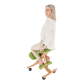 Ergonomická kľakačka, zelená/buk, GROCO
