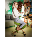 Ergonomická kľakačka, zelená/buk, GROCO