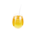 SNOWFLAKE STRIK, poháre, set 4 ks, s kryštálmi, 530 ml