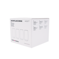 SNOWFLAKE DRINK, poháre na vodu, set 4 ks, s kryštálmi, 460 ml