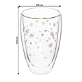 HOTCOLD TYP 33, termo poháre, set 2 ks, s vločkami, 450 ml