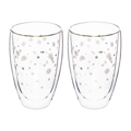 HOTCOLD TYP 33, termo poháre, set 2 ks, s vločkami, 450 ml