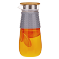 GLAZO, karafa na vodu/čaj, 1200 ml, s viečkom a sitkom