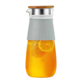 GLAZO, karafa na vodu/čaj, 1200 ml, s viečkom a sitkom