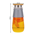 GLAZO, karafa na vodu/čaj, 1200 ml, s viečkom a sitkom