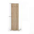 Panel vešiakový, dub sonoma, TEMPO ASISTENT NEW 030
