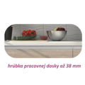 Skrinka dolná dvojdverová drezová, dub sonoma, LINE