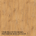 Spodná skrinka, biela extra vysoký lesk HG/dub lancelot, VEGA D60 GAZ BB