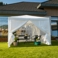 Záhradný párty stan, biela, 3x3 m, TEKNO TYP 1