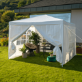 Záhradný párty stan, biela, 3x3 m, TEKNO TYP 1