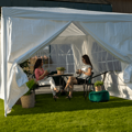 Záhradný párty stan, biela, 3x3 m, TEKNO TYP 1