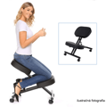 Ergonomický kľakosed, sivohnedá Taupe/čierna, RUFUS
