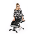 Ergonomický kľakosed, sivohnedá Taupe/čierna, RUFUS
