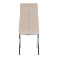 Jedálenská stolička, béžová Dulux Velvet látka/chróm, GERDA NEW