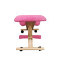 Ergonomická kľakačka, ružová/buk, GROCO